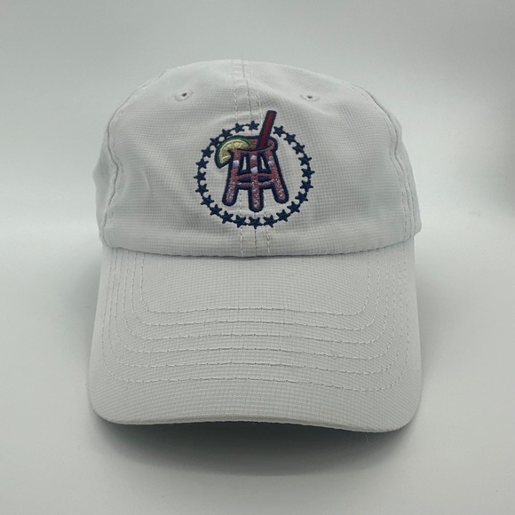 Barstool Sports Other - Barstool Sports Hat Cap Unisex OSFM White Drink Logo Stars Ripstop Lime Golf